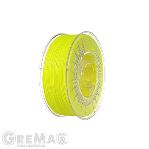 PLA Devil Design PLA filament 1.75 mm, 1 kg (2.0 lbs) - super yellow